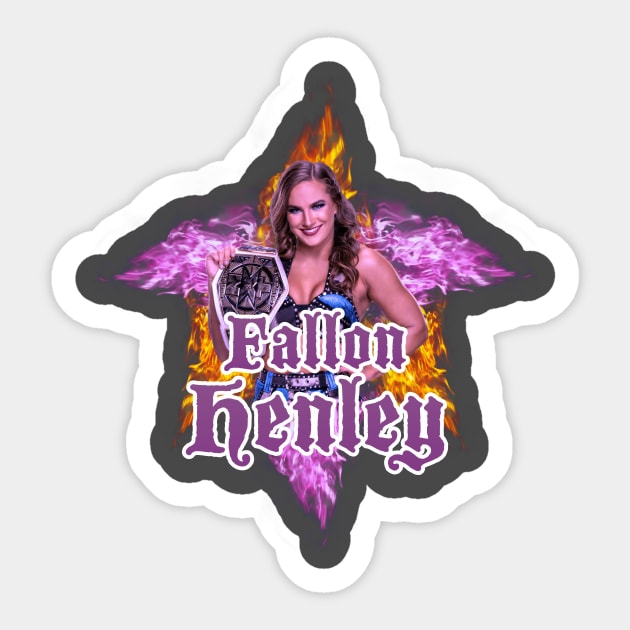 Fallon Henley // WWE FansArt Sticker by suprax125R